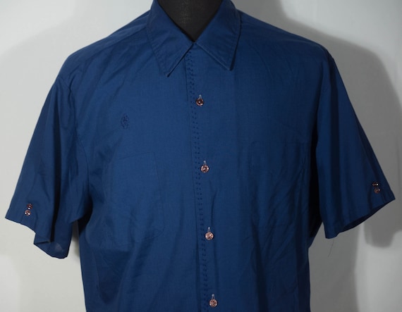 60s Shirt Vintage "Mr. California" Mod Square Hem… - image 1