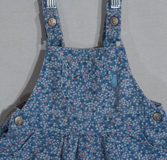 Vintage Esprit Jean Dress Kids Baby Jumper 80s Girls Overalls Cut Cotton Denim Baby Toddler Size 18 Months Etsy UK