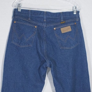 Vintage Western Jeans Wrangler's Made in USA 80's 90's Wranglers Cowboy Jeans Ranch Farm Work Jeans Straight Leg Bootcut Men's Size 38 x 34
