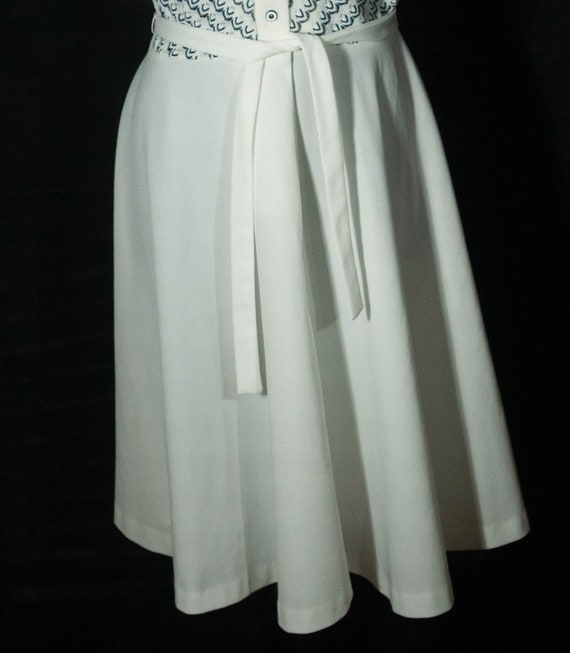Vintage Dress 70's Montgomery Ward Wing Collar Sl… - image 2
