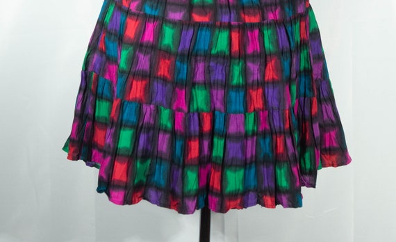 Vintage Southwestern Skirt Made in USA 80s Miller… - image 3