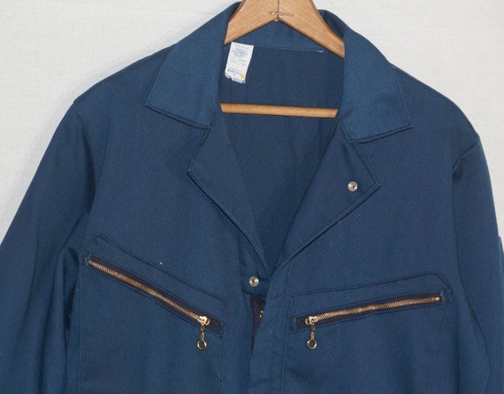 70s Coveralls Vintage Made in USA Blue Bell Label… - image 2