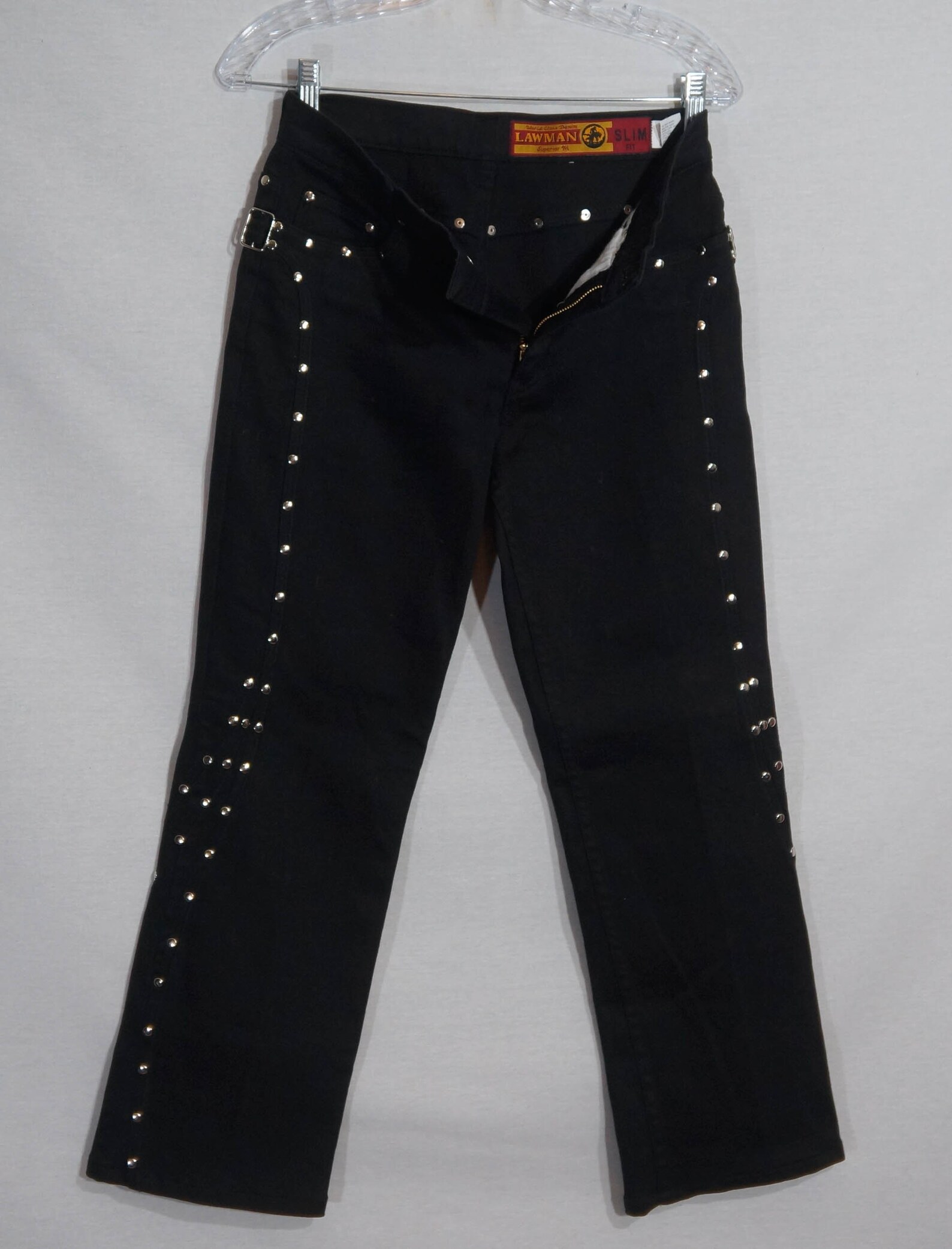 Vintage Lawman Jeans 90s Western Black Denim Rodeo Show Pants - Etsy