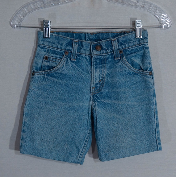 Kids Levi's Jean Shorts Vintage 70s 80s Made in U… - image 2