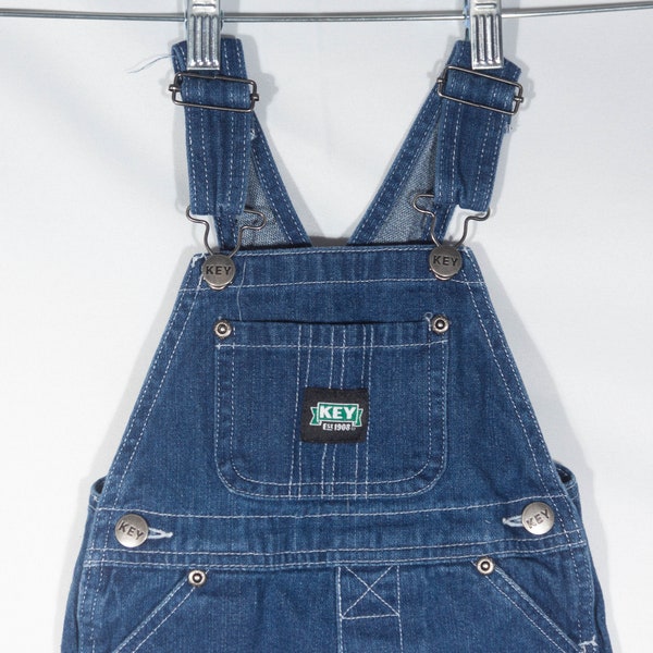 Key Imperial Overalls Jeans Vintage Kids 90s Dungarees - Baby Size 18M