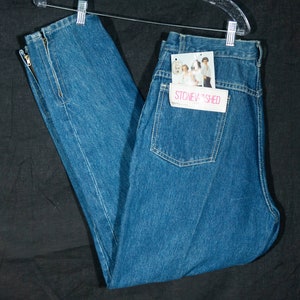 Vintage Gitano Jeans: 80s NWT High Waist Zipper Ankle - VTG Size 15/16