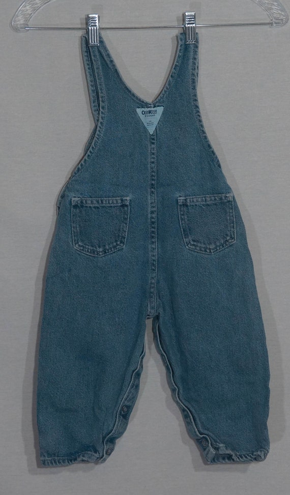OshKosh Overalls Jeans Vestbak 80s Dungarees Ligh… - image 4