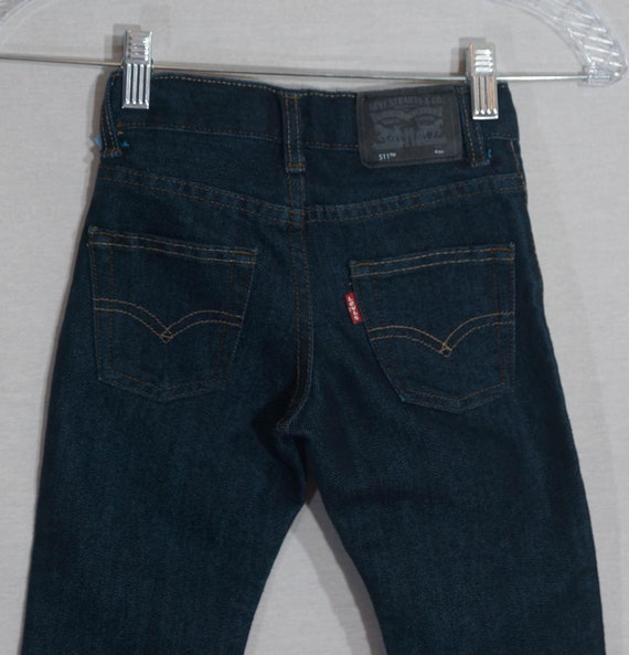 Toddler Levi's Jeans Red Tab 511 Dark Blue Wash C… - image 5