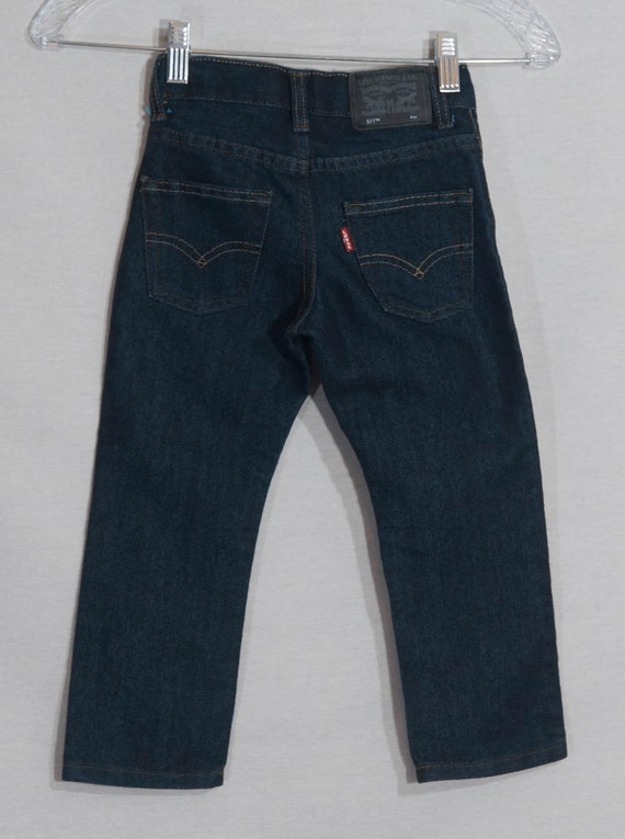 Toddler Levi's Jeans Red Tab 511 Dark Blue Wash C… - image 1