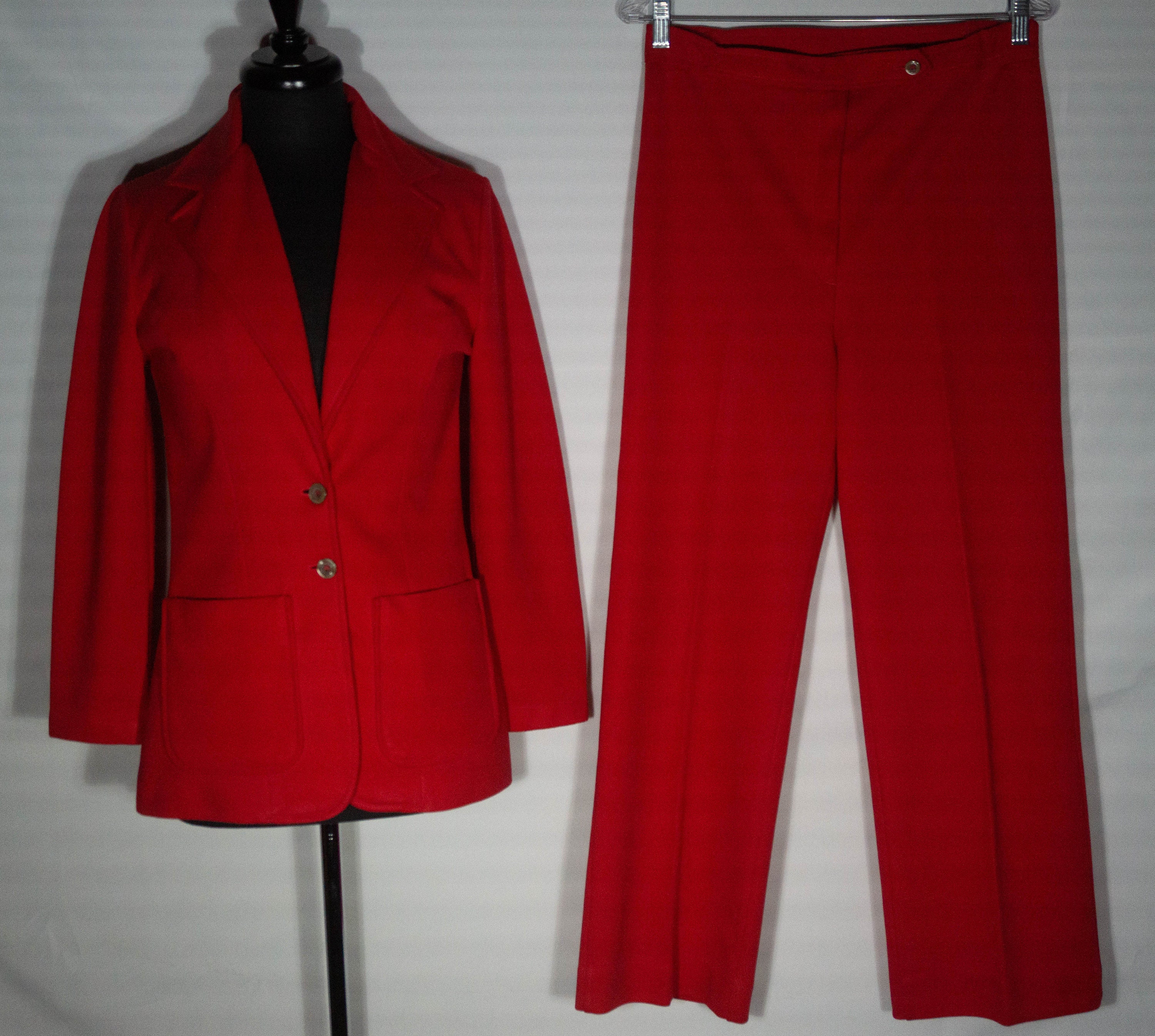 Blue suit for women, jacket and tight pants suit, tapered trousers with  blazer, Gilda Suit -  Portugal