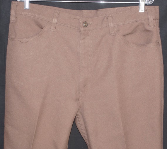 70s Levi's Pants Vintage Black Tab 517 Trousers -… - image 6