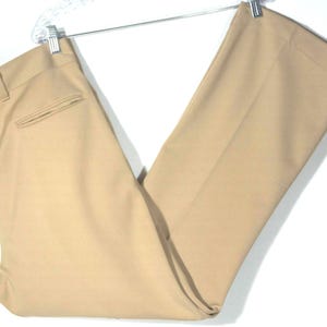 1970&#39;s Pants Vintage Trousers &quot;Kings Road&quot; Pants Suit Separate Flat Front Wide Leg VTG Sears Trousers Double Knit - Men&#39;s Size 36 x 30