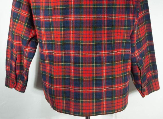 Vintage Pendleton Shirt Pure Virgin Wool Top 70s … - image 8