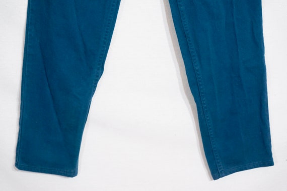 Vintage Women's Wranglers Jeans Dark Teal Blue 80… - image 4