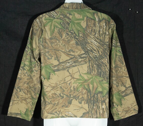 Kids Camoflauge Jacket Vintage Made in USA 80s "C… - image 2