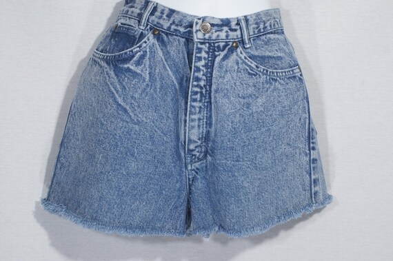 Vintage Jean Shorts Gitano Express Acid Wash Cut … - image 3