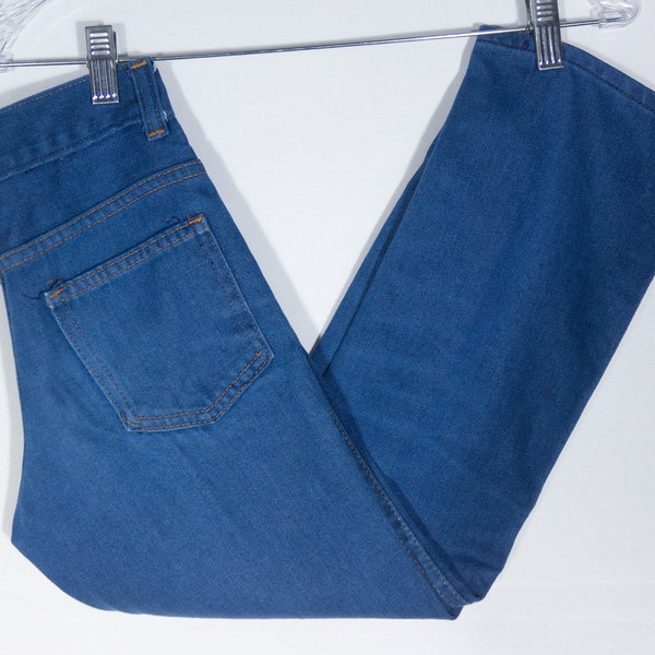 Vintage Kids Jeans 70s Bootcut JCPenney Label - *Vintage Size 9 slim*, Inches Measurements Here