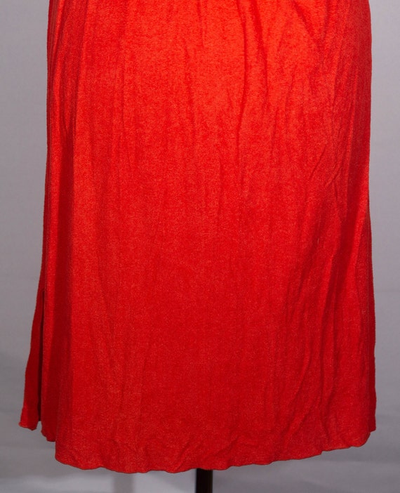 70s Halter Dress Vintage Midi Made in USA Union S… - image 8