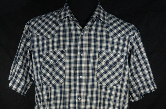 Vintage Western Shirt 90s Ely Plains Label Ranch … - image 1