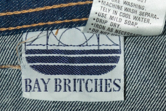 70s Jeans Vintage Bay Britches Denim Pants High R… - image 10