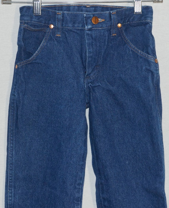 1980's Kids Jeans Vintage Wrangler's Western Deni… - image 6