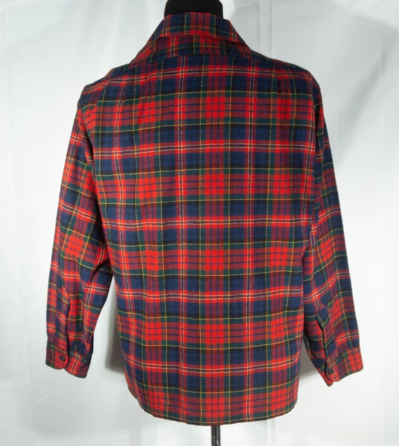 Vintage Pendleton Shirt Pure Virgin Wool Top 70s … - image 4