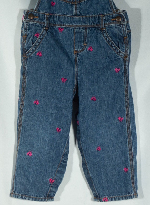 OshKosh Overalls Kids Vesbak Jeans Embroidered Ba… - image 2