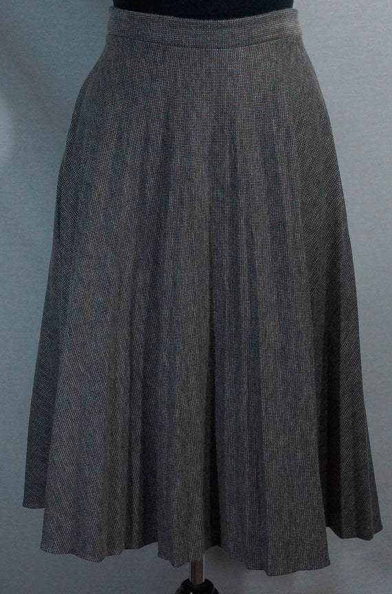 70s Jantzen Skirt Vintage Midi Pleated - 30" High… - image 6