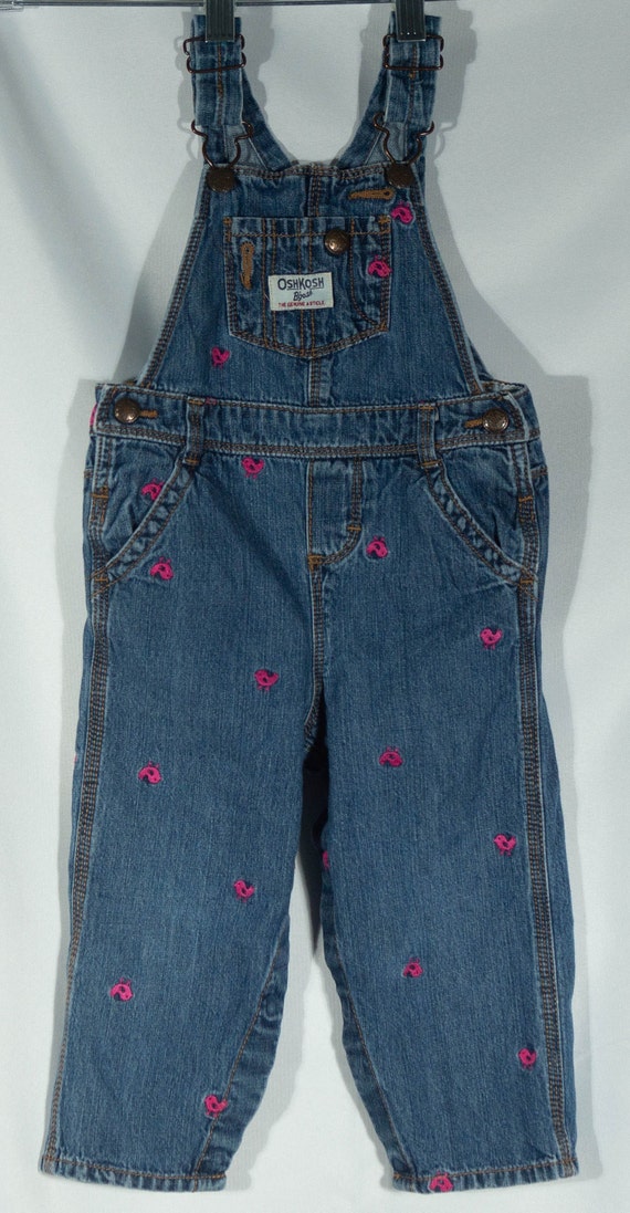 OshKosh Overalls Kids Vesbak Jeans Embroidered Ba… - image 3