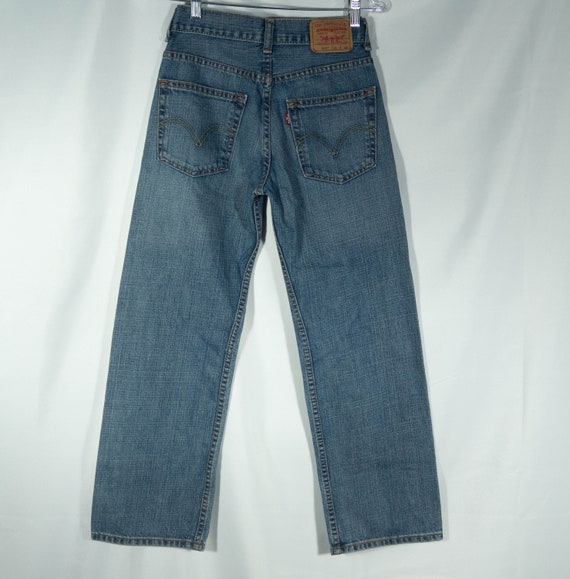 Vintage Kids Jeans Levi's 550 Red Tab Denim - Siz… - image 4