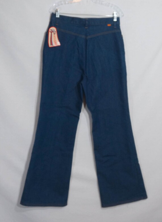 Vintage Levi's Orange Tab 1970's Bell Bottom Wide… - image 3