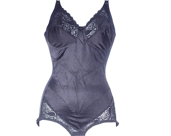 Vintage Lace Bodysuit – 60s/70s Lingerie - Size 34C