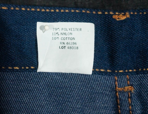 70s Kids Jeans Vintage SEARS Dark Blue Mint Condi… - image 10