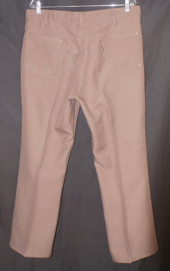 70s Levi's Pants Vintage Black Tab 517 Trousers -… - image 1