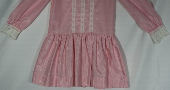 Vintage Girls Dress Drop Waist, Union Stamp Made … - image 7