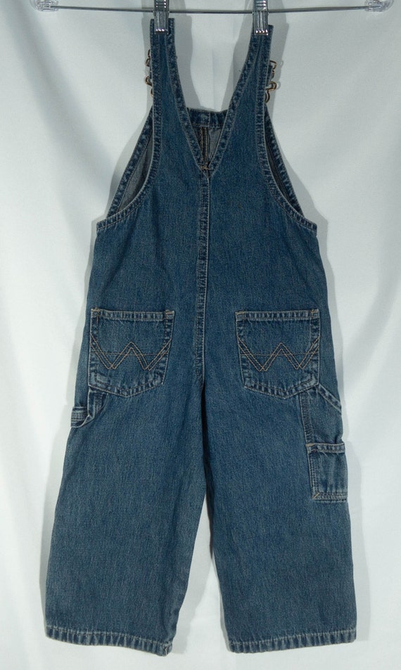 Vintage Kids Wranglers Overalls Vintage Jeans Dun… - image 4