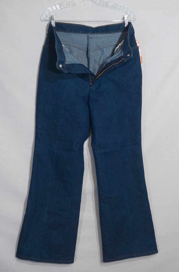 Vintage Levi's Orange Tab 1970's Bell Bottom Wide… - image 4