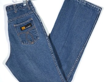 Vintage jeans uit de jaren 70: 'Body Lingo' bootcut met rechte pijpen - VTG-maat 13