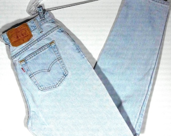 Vintage Levi's 550 jeans, jaren 80 in de VS gemaakt noodlijdende mom jeans - maat 28 x 29