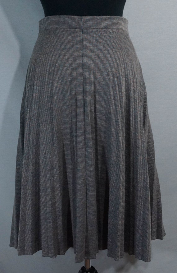 70s Jantzen Skirt Vintage Midi Pleated - 30" High… - image 2