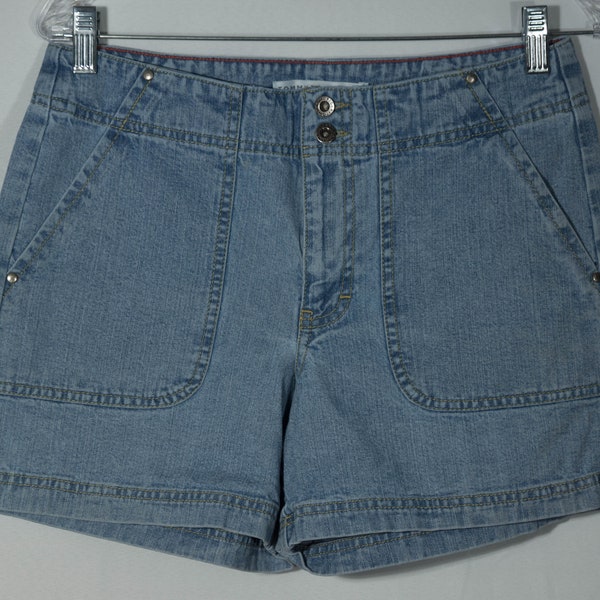 Tommy Hilfiger Jean Shorts Vintage Denim Board Short Cut Y2K -  *VTG Size* 6 , 31" Mid Rise Waist