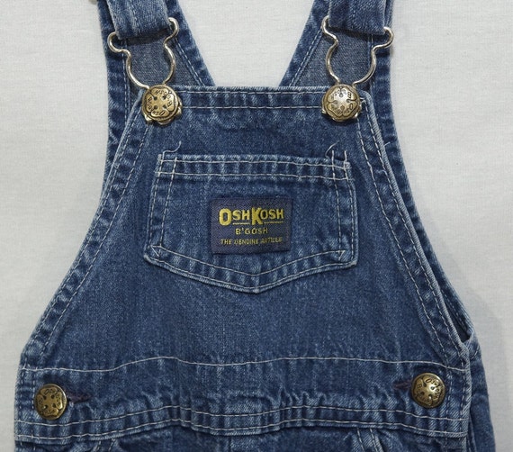 Oshkosh Overalls Jeans Vintage Made in USA Vestbak 80s Baby ...
