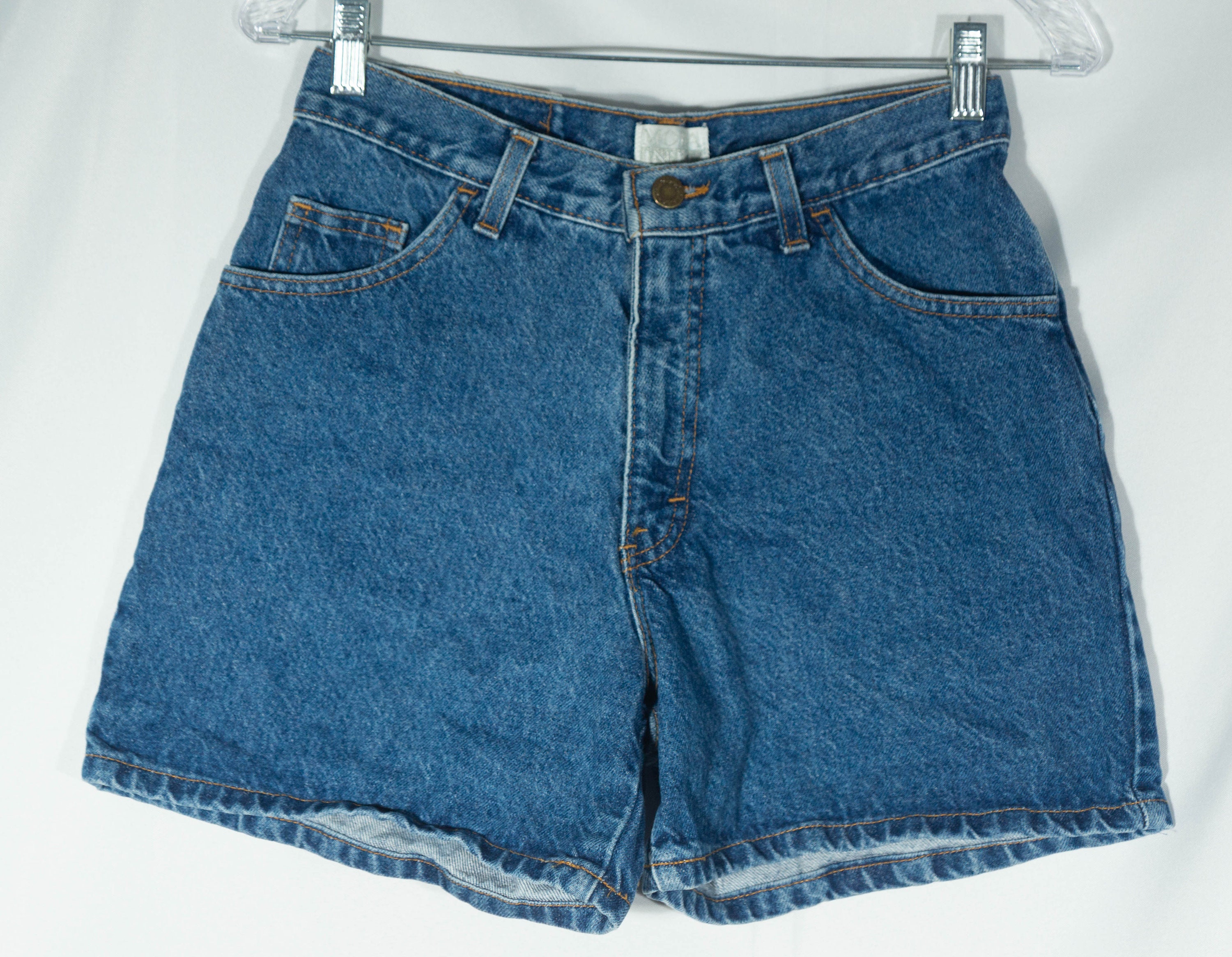 Buy Vintage Jean Shorts Made in USA london Jeans Moda Int'l Label VTG Size  8, 28 High Waist Online in India 