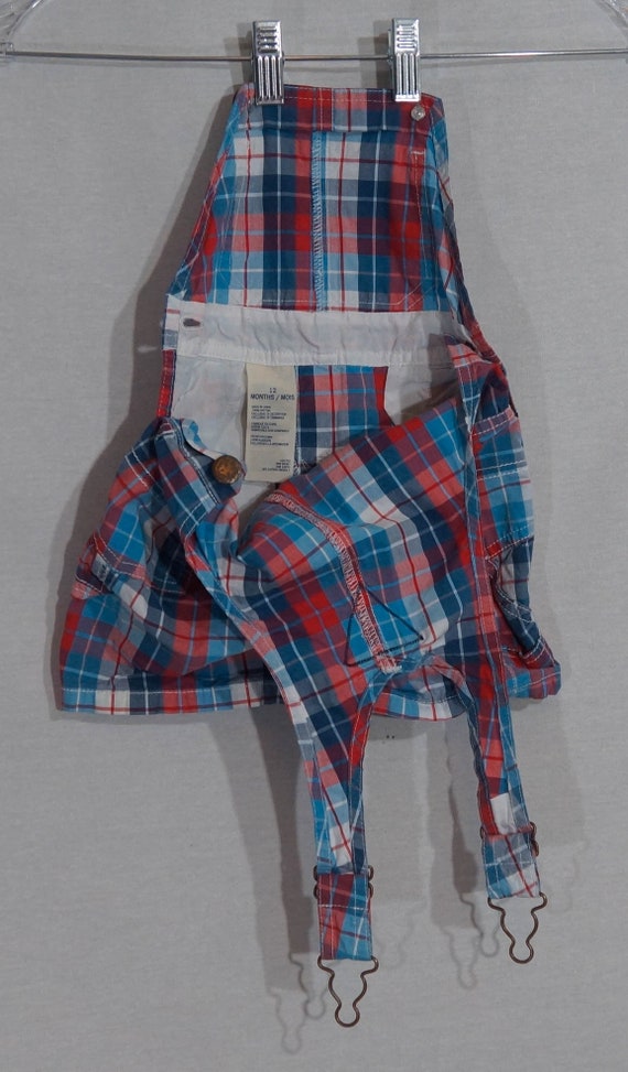 OshKosh Overalls Shorts Baby Shortalls Plaid - Ne… - image 7