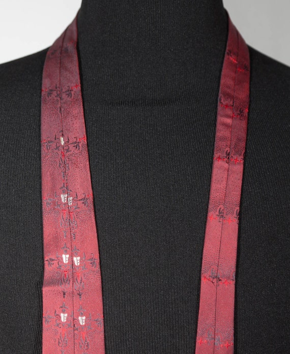 Vintage Silk Neck Tie 50s 60s Mod Midcentury Styl… - image 8