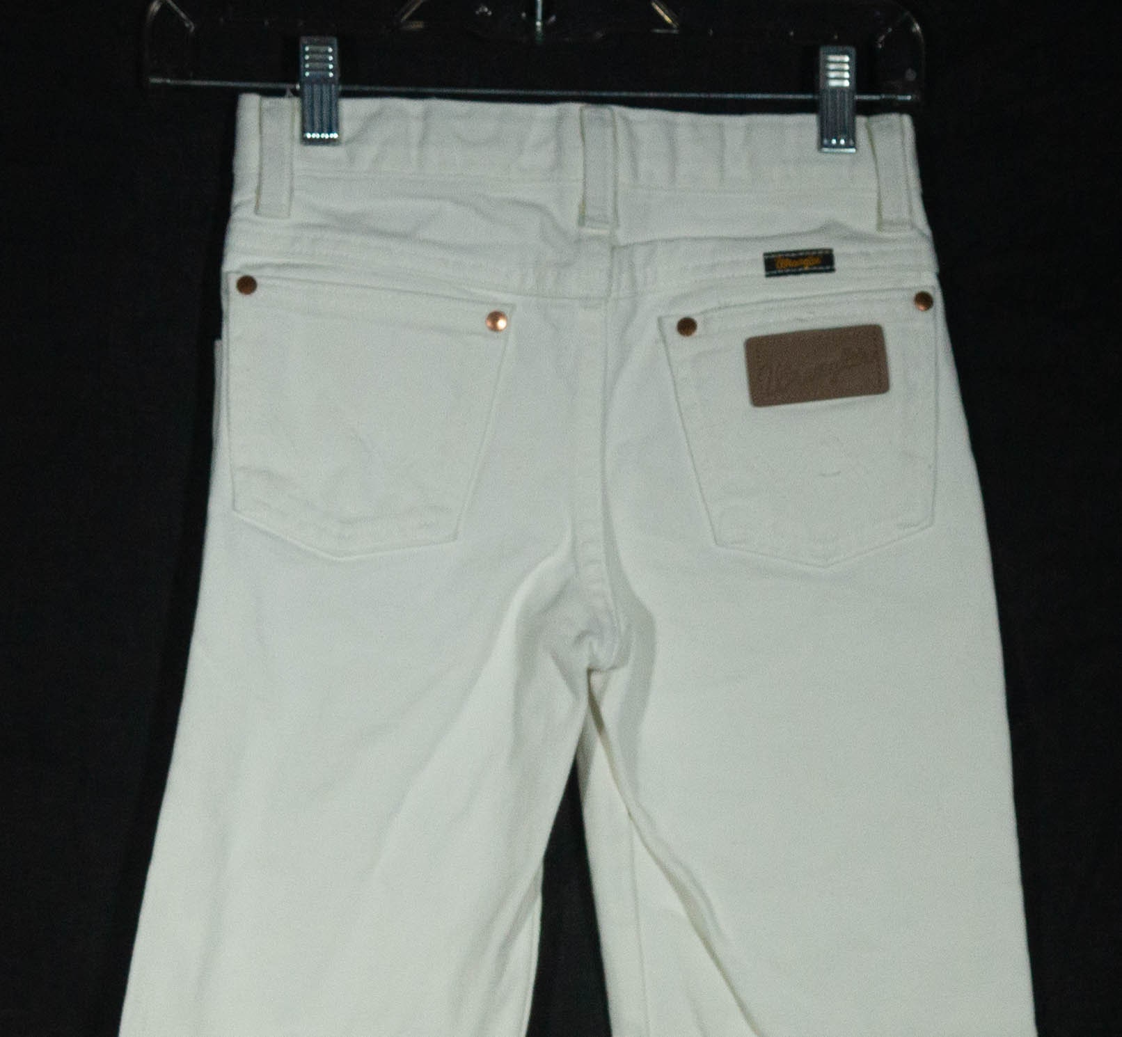 Vintage Kids Jeans Wrangler's Western White Denim Pants Etsy