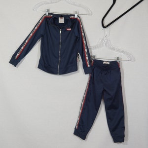 Red Jogging Suit Etsy