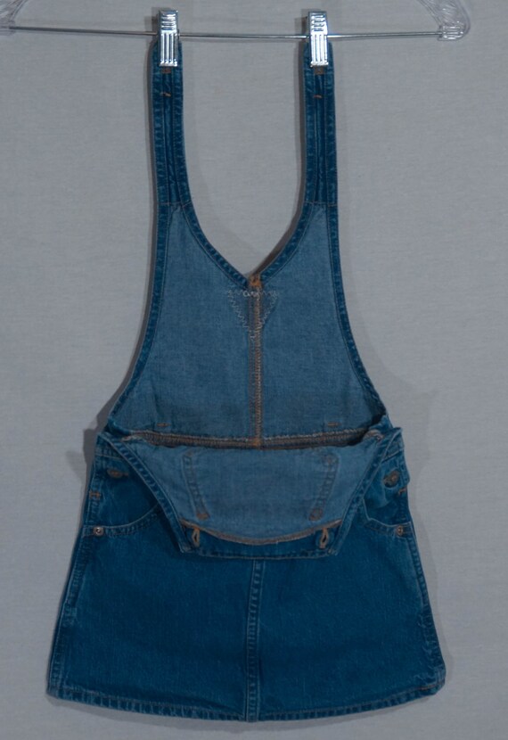 Vintage OshKosh Jean Dress Toddler Denim Jumper O… - image 3