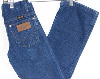 Vintage Kinder Jeans, Western Cowboy Wranglers, Bootcut, Größe 8