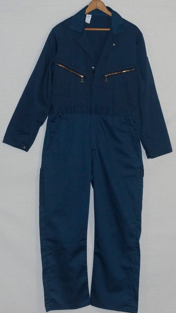 70s Coveralls Vintage Made in USA Blue Bell Label Uti… Gem